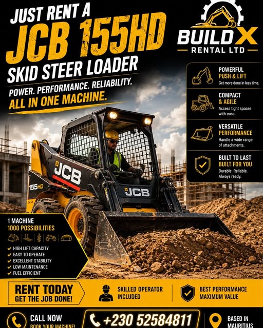 JCB 155HD skid steer loader